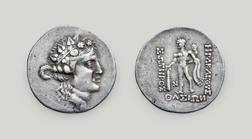 Silver tetradrachm, Thasos 