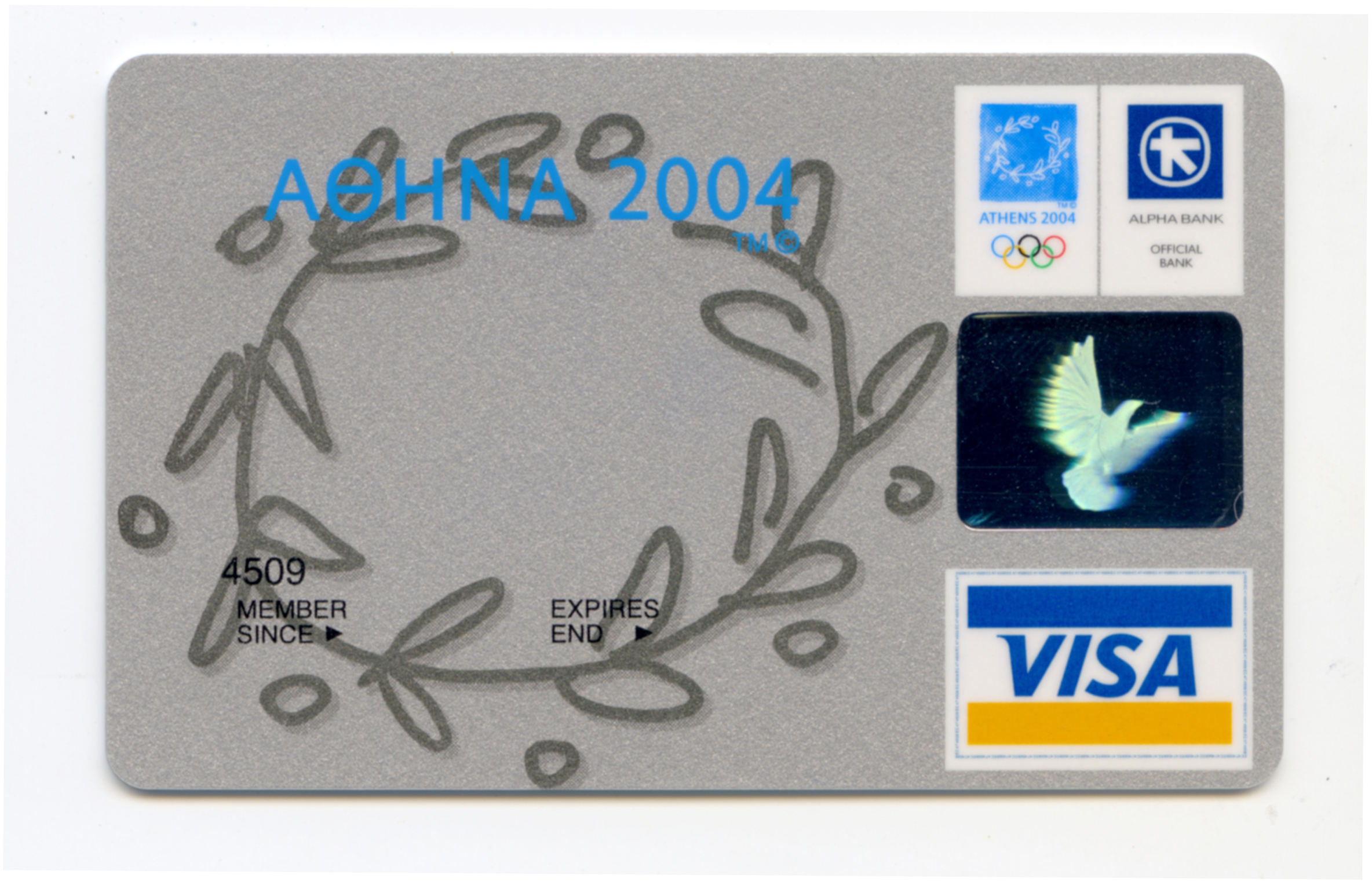 Alpha Bank’s Athens 2004 Silver VISA 