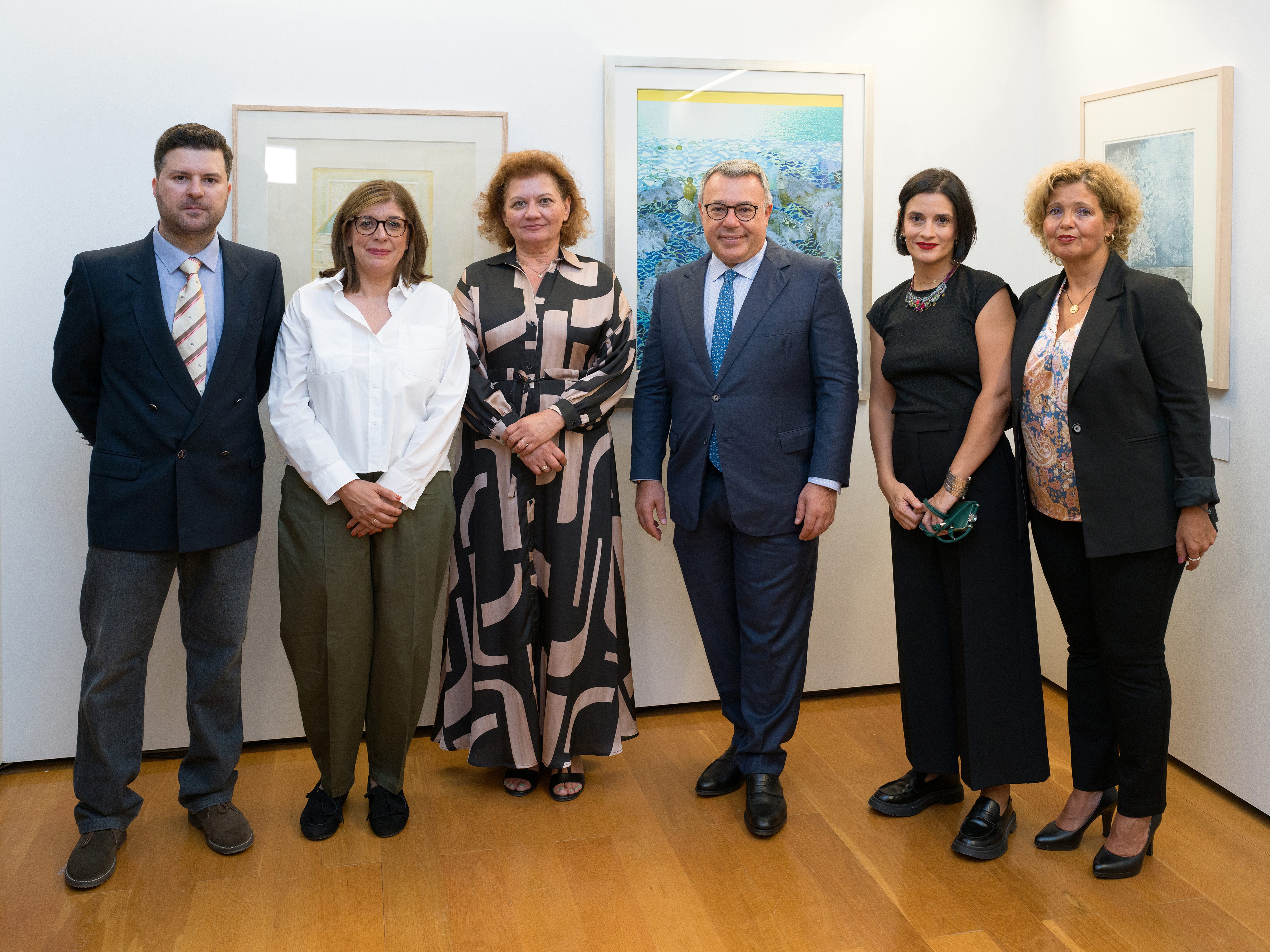 Στιγμιότυπο από τα εγκαίνια 