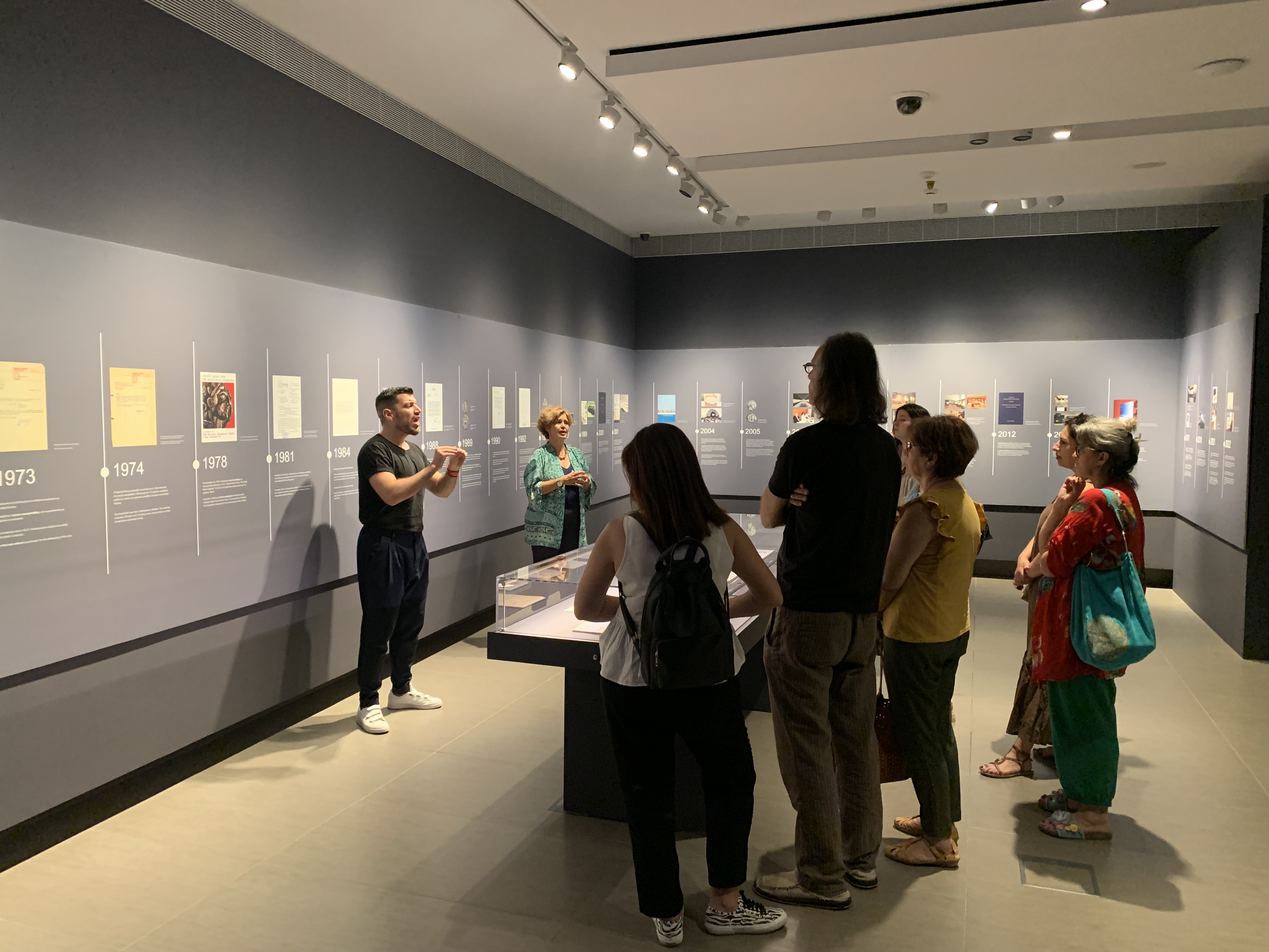 Guided tour at the exhibition 