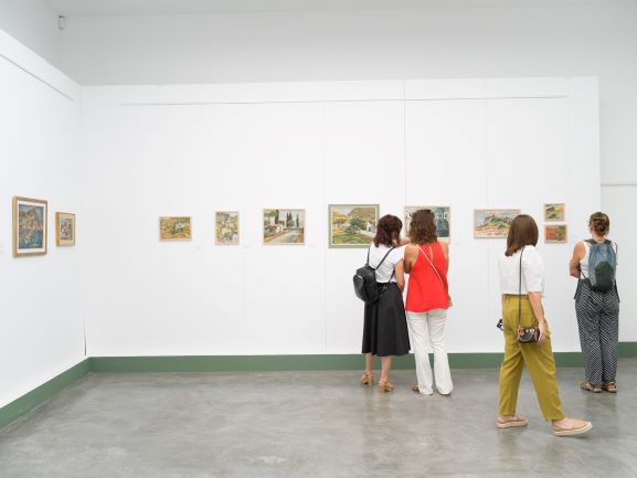 The exhibition venue