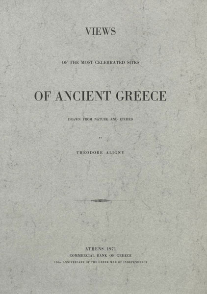English cover of the publication Views of the Most Celebrated Sites of Ancient Greece 