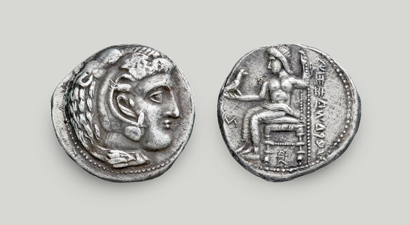 Celtic silver tetradrachm, Danube area 