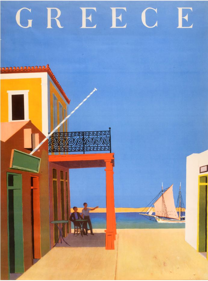 Αφίσα «Ύδρα», Γιάννης Μόραλης