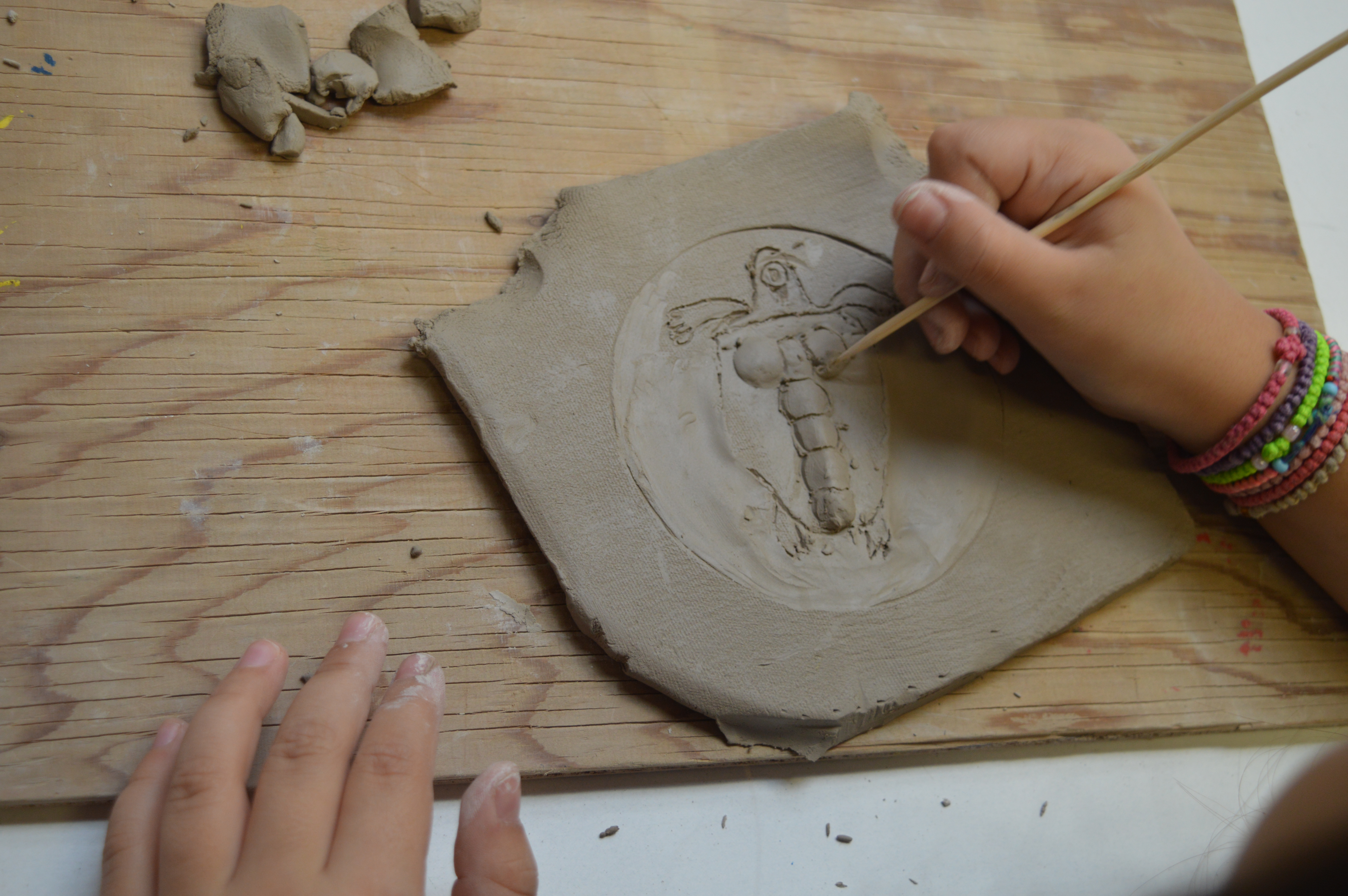 Εργαστήρια δραστηριοτήτων στο πλαίσιο του προγράμματος στο Κέντρο Δημιουργικής Απασχόλησης παιδιών Νεάπολης Βόλου  