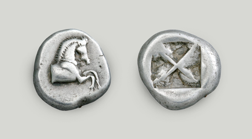 Silver didrachm, Athens 