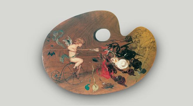 Νικόλαος Γύζης, Αλληγορία της ζωγραφικής