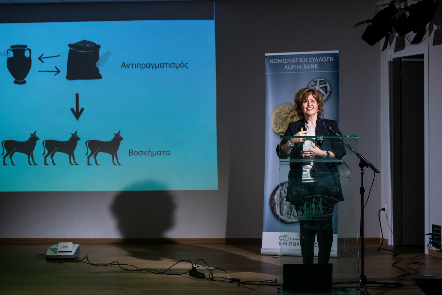Highlight from the presentation at the Amfissa Cultural Centre