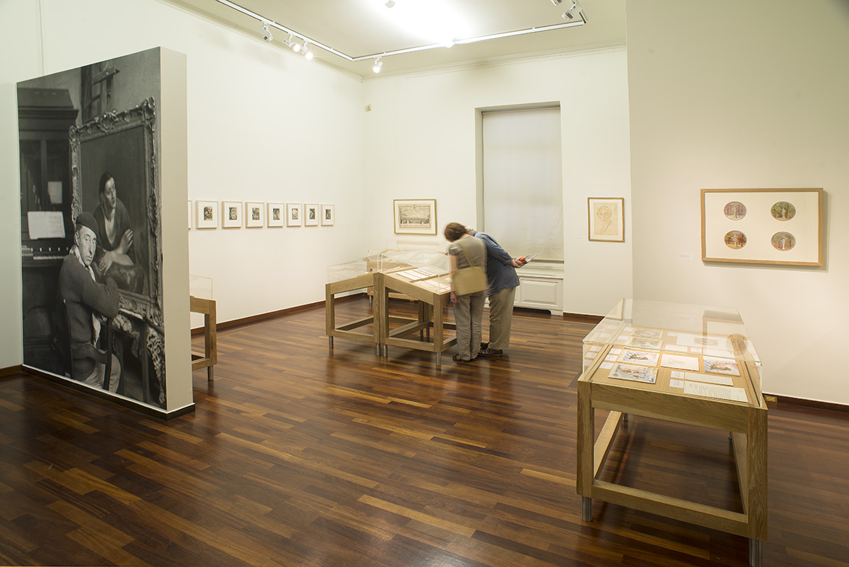 Section of the exhibition “Dimitris Galanis. The Illustrated Books” 