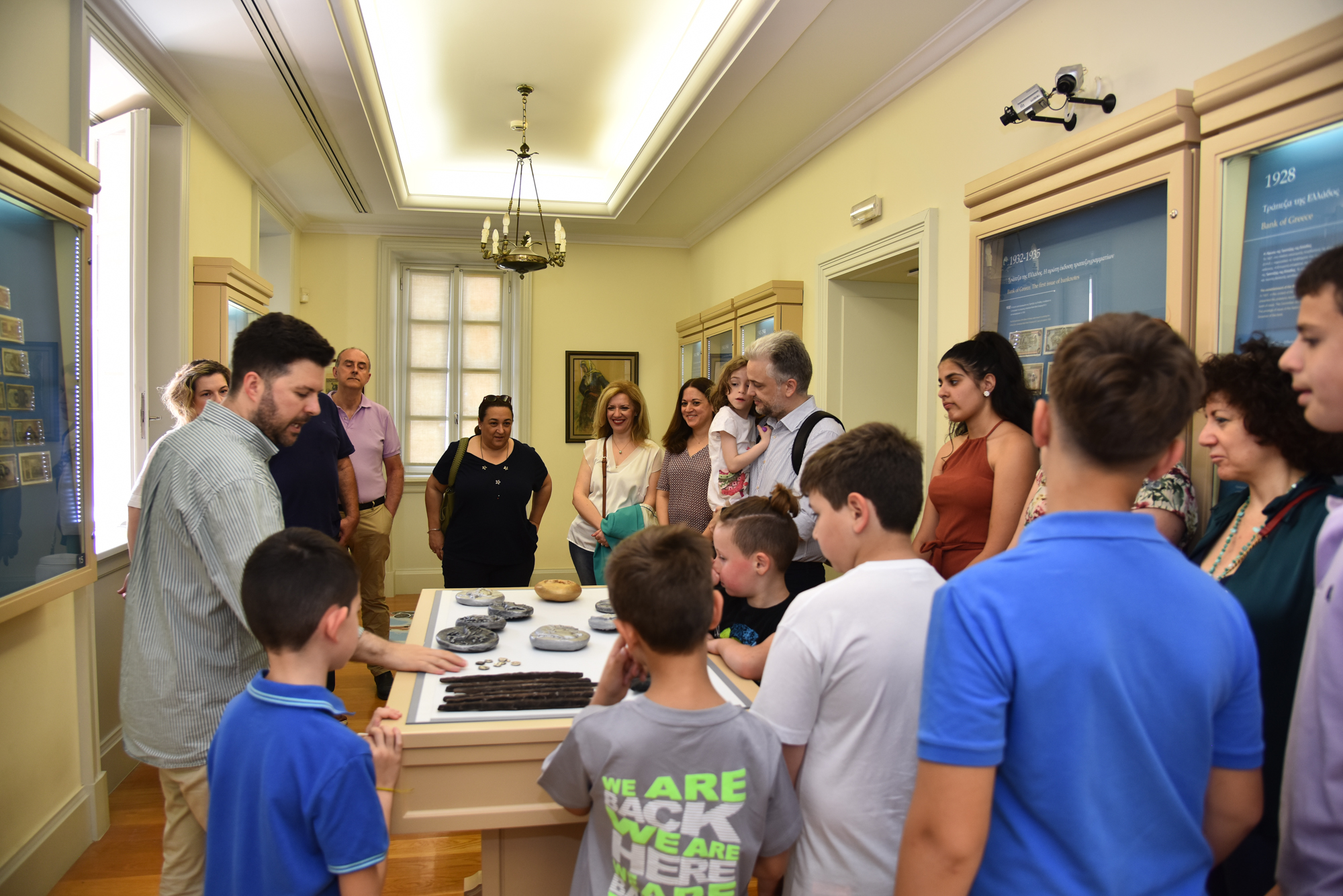 Snapshot from a touch tour at the Banknote Museum