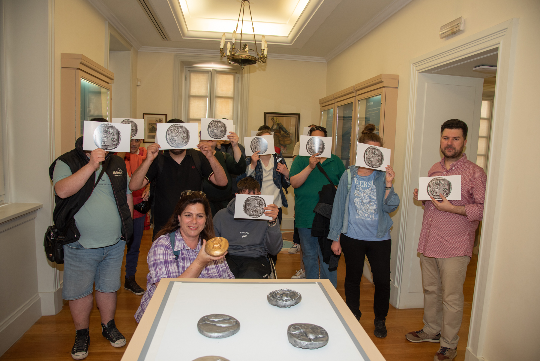 Snapshot from a touch tour at the Banknote Museum