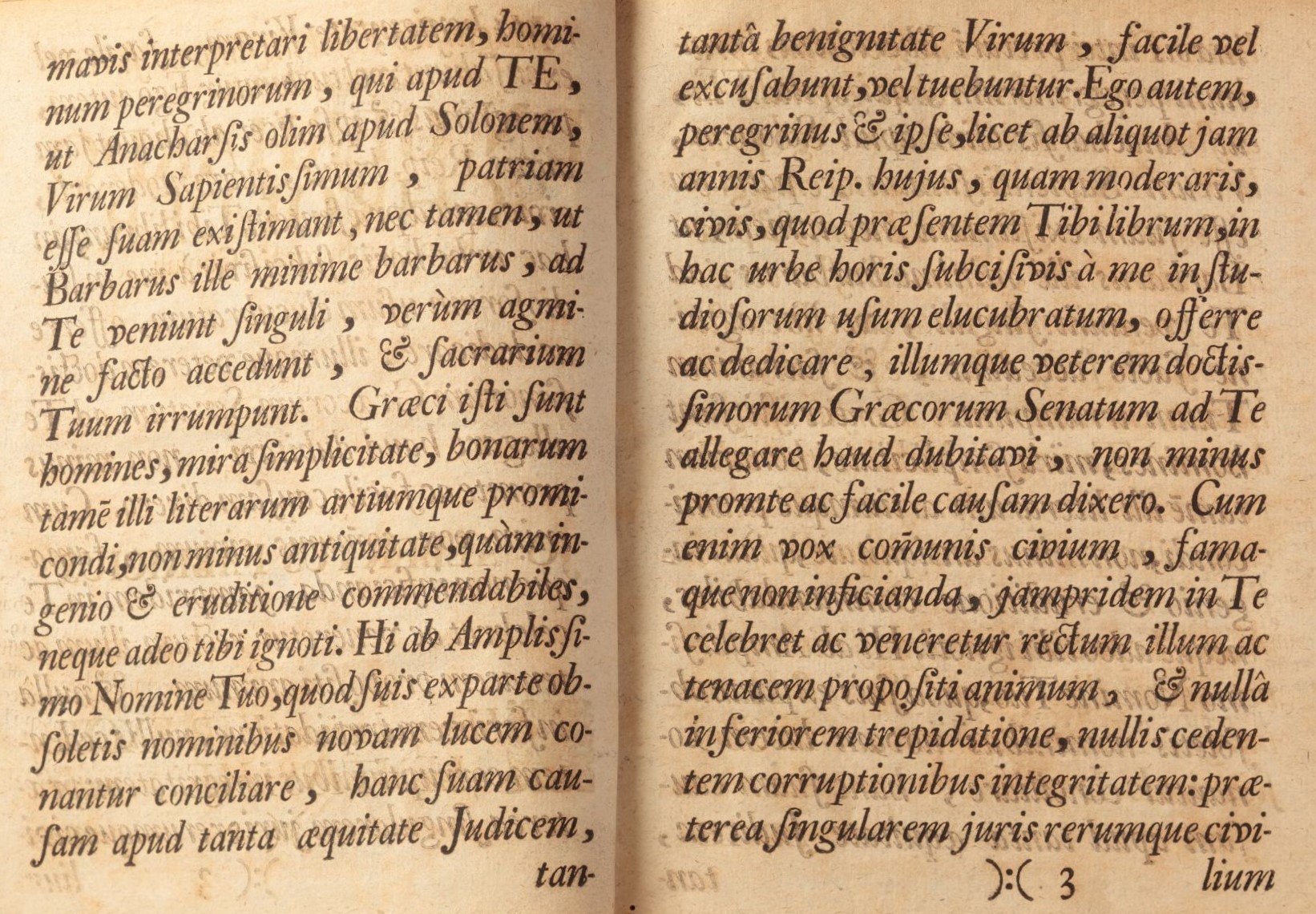 Σελίδες του βιβλίου Bibliotheca Graeca 
