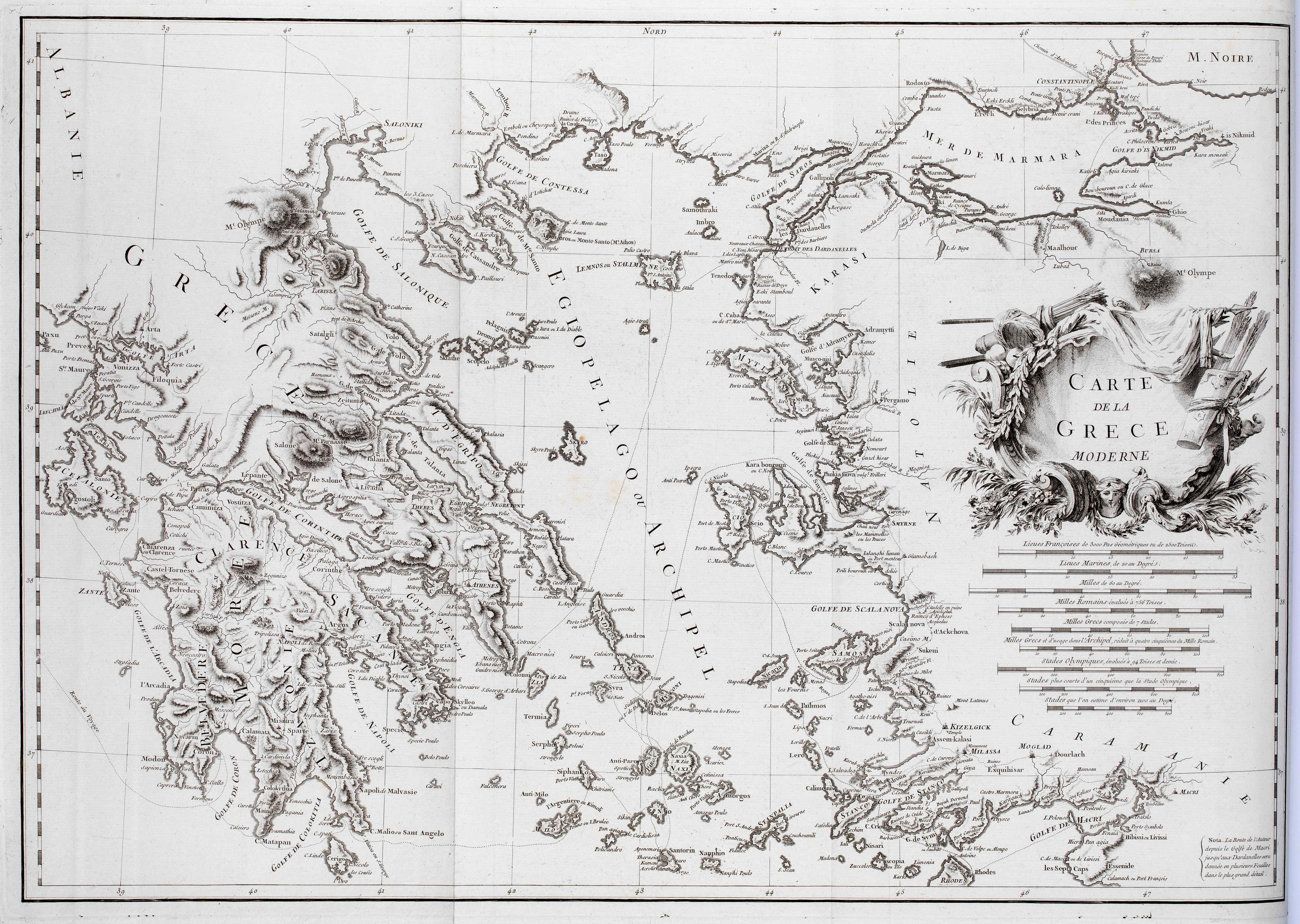 Page of the book Voyage pittoresque de la Grèce, Tome 1